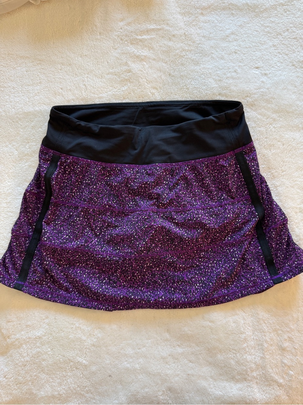 Lululemon Pace Rival Mid-Rise Tennis Skirt - Flashback Static Purple (Size 4)